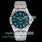 Swiss 2836 Replica Breitling Chronomat Automatic GMT 40mm Green Dial Watch 